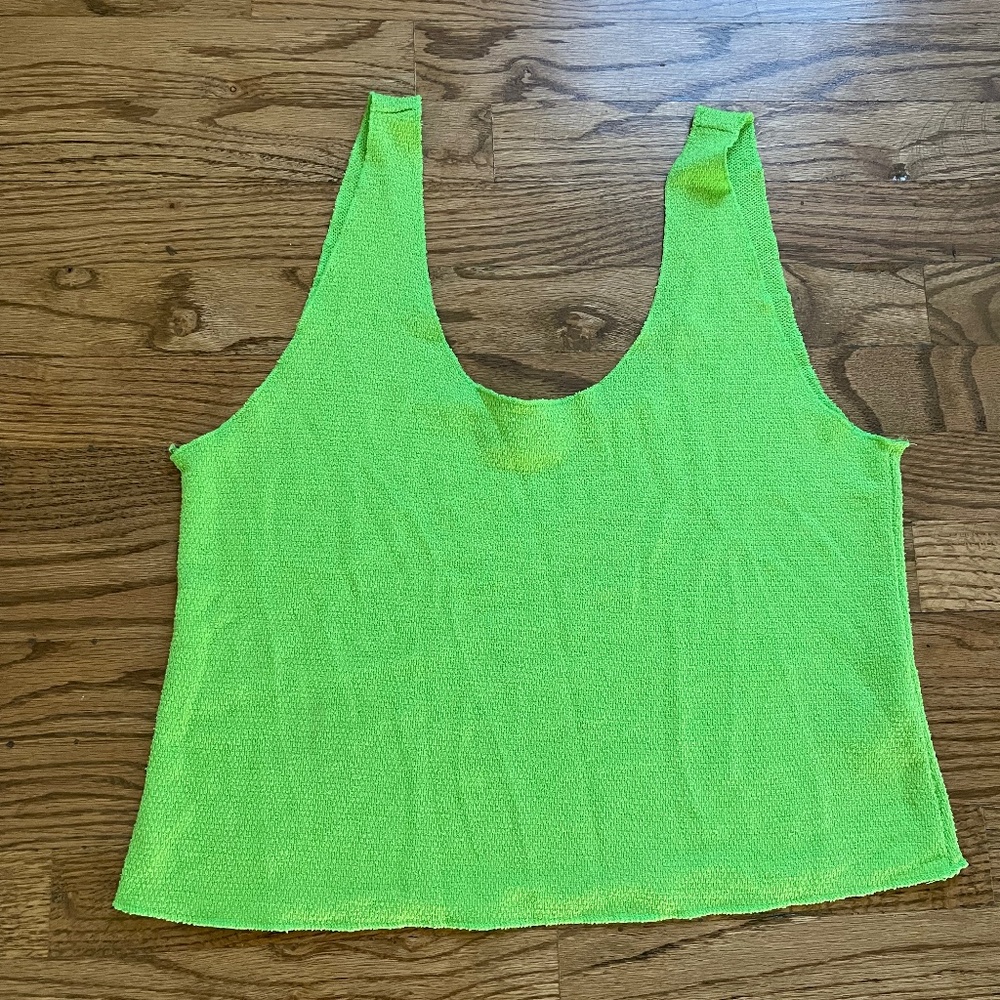 Zara Neon Green Tank Top